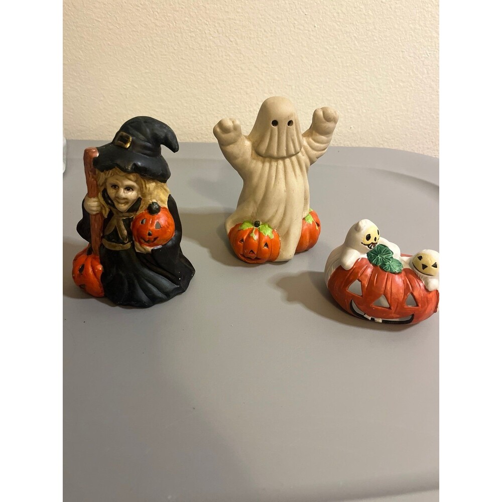 Halloween Black Cat Pumpkin Figurine DHalloween Black Cat Pumpkin Figurine Decor